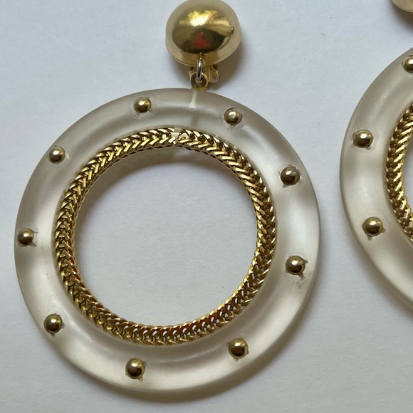 Sharra Pagano Hoop Earrings - RARE - Picture 2 of 8